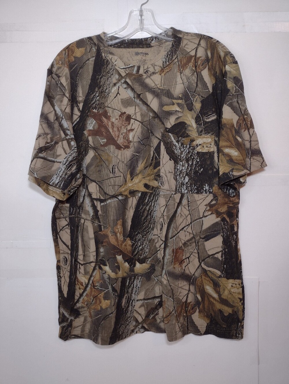 Uutfitters Men's Camo Short Sleeve Men's T-Shirt - Brown/Green Size (L)